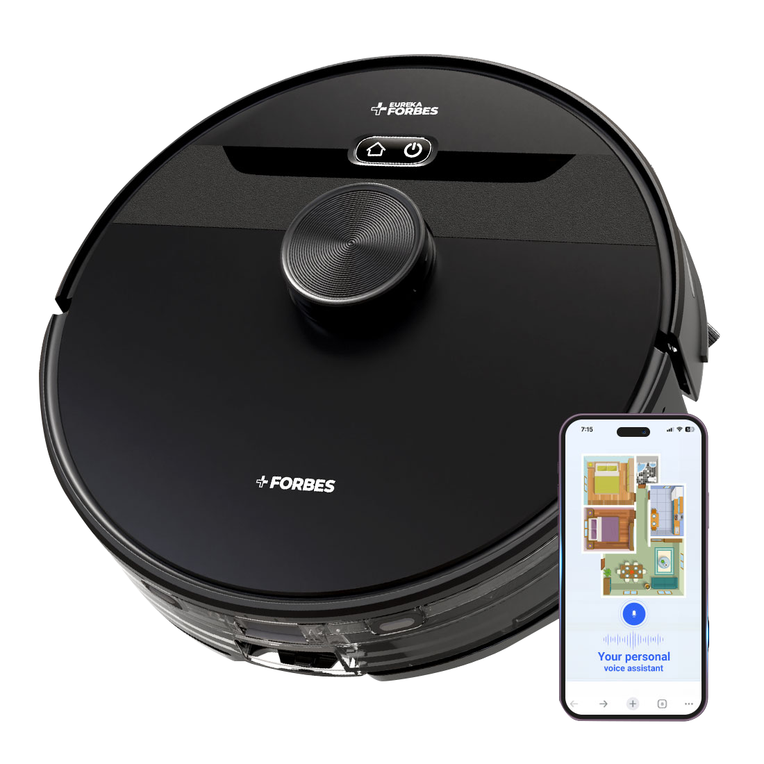 Smartclean With Home Mapping Robotic Vac NUO