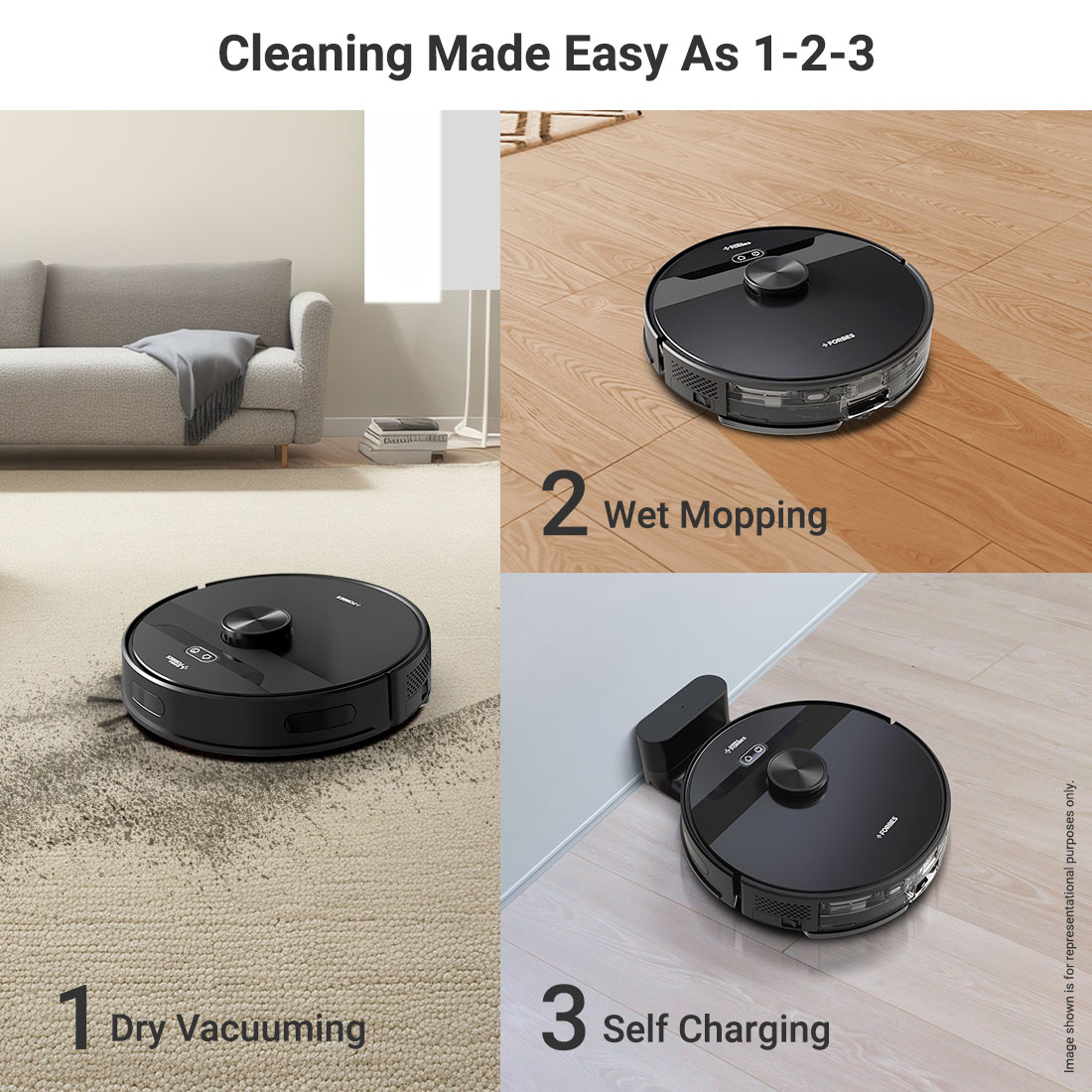 Smartclean With Home Mapping Robotic Vac NUO - Image 6